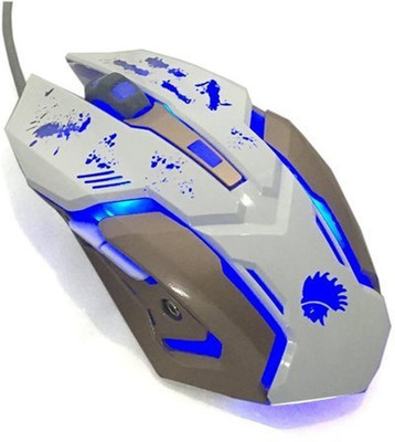 

DARK EDGE RM-200 Advance Wired Optical Gaming Mouse(USB 2.0, White)