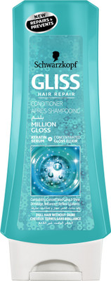 

Schwarzkopf Gliss Hair Repair With Liquid Keratin Million Gloss Conditioner 200 ml(200 ml)