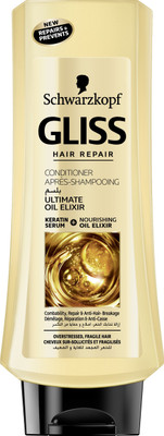 Schwarzkopf Gliss Hair Repair with Liquid Keratin Ultimate Oil Elixir Conditioner 400 ml(400 ml)