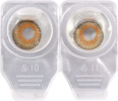 

teenager Teencon30 Yearly Contact Lens(0.00, Dark honey, Pack of 1)