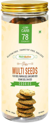 

NutroActive Multi Seed Cookies Low Carb Gluten Free - 350g(350 g)