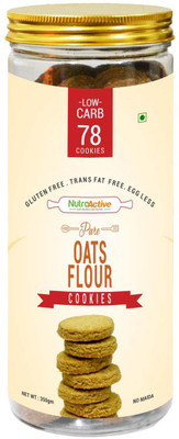 

NutroActive Pure Oats Flour Cookies Low Carb Gluten Free - 350gm(350 g)