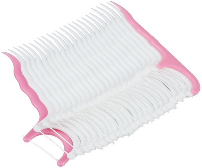 

FOK 50Pcs Disposable Dental Flosser Plastic Tooth Picks(12 cm, Pack of 50)