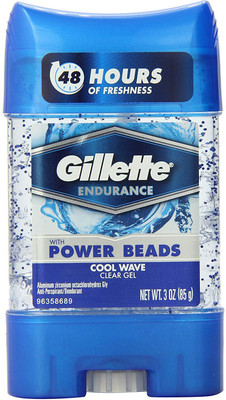 

Gillette endurance power beads cool wave 2.85 oz Deodorant Stick - For Men(85 g)
