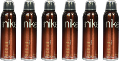

Nike Urban Musk (Pack of 6) Body Spray - For Men(1200 ml, Pack of 6)