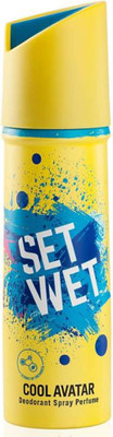 

Set Wet cool avatar Deodorant Spray - For Men(120 ml)