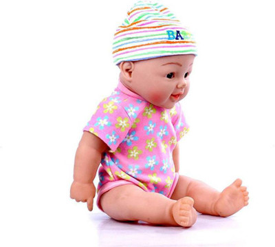 

SQUICKLE Realistic Silicone Baby Doll Vinyl Real Life Baby Boy&Girl (Multicolor)(Multicolor)