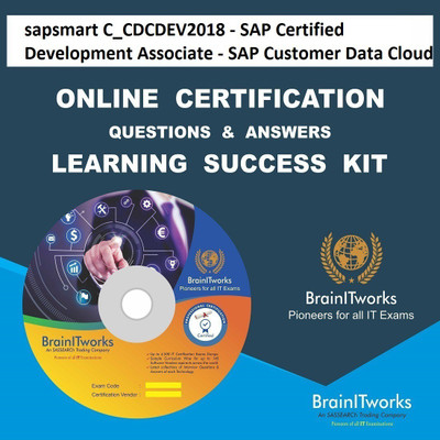 

sapsmart C_CDCDEV2018 - SAP Certified Development Associate - SAP Customer Data Cloud Online Certification Learning Made Easy(DVD)