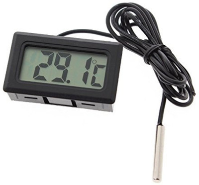 

Robodo Mini LCD Digital Thermometer Sensor Wired for Room Temperature Electronic Components Electronic Hobby Kit