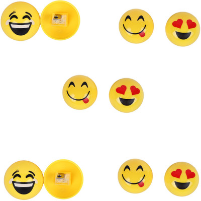 

AutoVHPR Set of 10 Emoticon Pencil Erasers for School Children Non-Toxic Eraser(Multicolor)