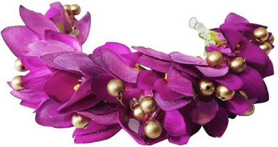 

Iyaan Hair Accessories For Women Gajra For Hair Bun Stylish Hair Accessory Set purple Hair Accessory Set(Purple)