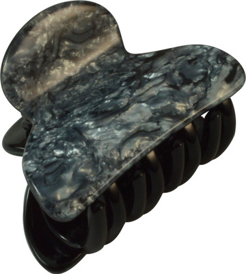 

Sarah Small Size Black and White Shade Printed Daily Use Clutch Claw for Girls and Women Hair Clip(Black)