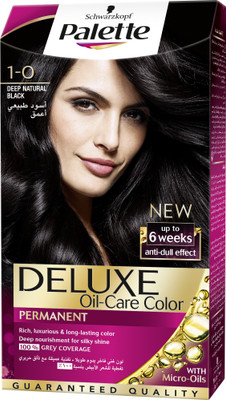 

Schwarzkopf Palette Deluxe Intense Oil Care Color 1-0 Deep Natural Black 115 ml Hair Color(Deep Natural Black)
