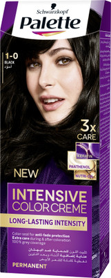 

Schwarzkopf Palette Intensive Colour Cream 1-0 Black 110 ml Hair Color(Black)