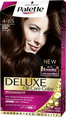 

Schwarzkopf Palette Deluxe Intense Oil Care Color 4-65 Dazzling Brown 115 ml Hair Color(Dazzling Brown)