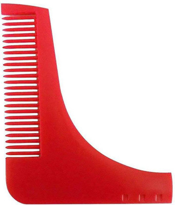 

Iyaan Beard Shaping & Styling Comb, Red