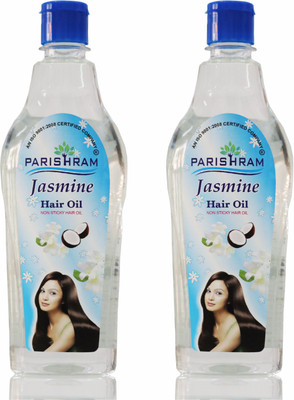

Parishram Jasmine coconut Hair Oil Pack Of 2 Hair Oil(185 ml)