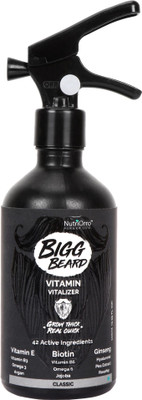 

NutriOrro Bigg Beard Vitalizer - Enriched With Argan, Jojoba, Moringa, Rosehip And 5 Other Essential Oils(100 ml)