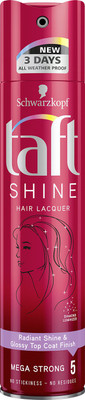 

Schwarzkopf Taft All Weather Shine Hair Lacquer Mega Strong 250 ml Spray(250 ml)