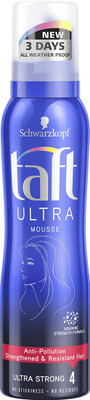 

Schwarzkopf Taft All Weather Ultra Mousse Ultra Strong 150 ml Mousse(150 ml)