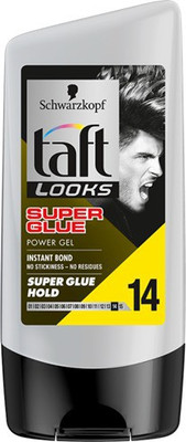 

Schwarzkopf Taft All Weather Looks Super Glue Power Gel Super Glue Hold 150 ml Gel(150 ml)
