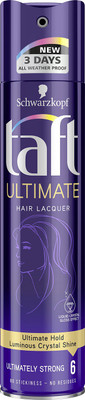 

Schwarzkopf Taft All Weather Ultimate Hair Lacquer Ultimately Strong 250 ml Spray(250 ml)