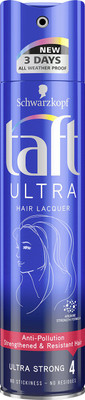 Schwarzkopf Taft All Weather Ultra Hair Lacquer Ultra Strong 250 ml Spray(250 ml)