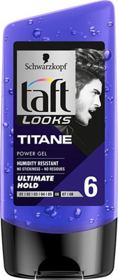 

Schwarzkopf Taft All Weather Looks Titane Ultimate Hold 150 ml Gel(150 ml)