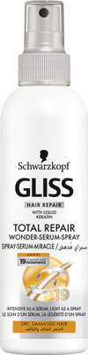 

Schwarzkopf Gliss Hair Repair Total Repair Wonder Serum Spray 200 ml Serum(200 ml)