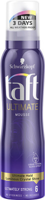 

Schwarzkopf Taft All Weather Ultimate Mousse Ultimately Strong 150 ml Mousse(150 ml)