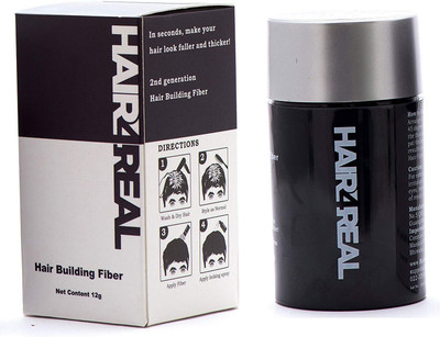 

Hair4real Hair Thickening Fiber, 12g(Black)(12 g)