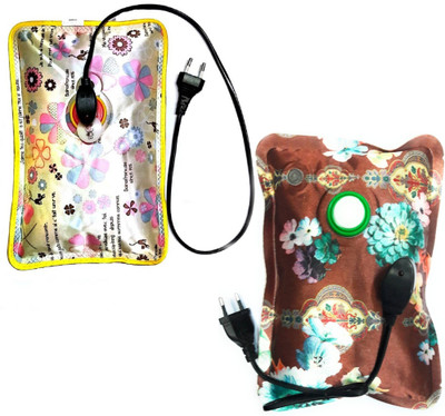

Cinnamon Extra Comfort 2 Pack of Electric Warm Gel Bag With Auto Cutoff Electric 1 L Hot Water Bag(Multicolor)