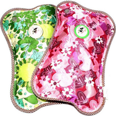 

Shopeleven best quality electric hot water bag pack of 2 single thermostat Electrical 900 ml Hot Water Bag(Multicolor)
