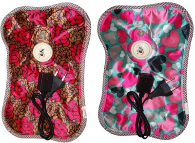 

saioni Best Quality Pain Relief Electric Warm Gel Bag 2 Piece Combo of Electric 1 L Hot Water Bag(Multicolor)