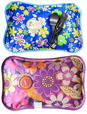 

Cinnamon Super Quality Pain Relief 2 Pack Combo of Electric 1 L Hot Water Bag(Multicolor)
