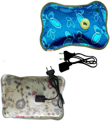 

CRETO Best Quality 2 Pack of Rechargeable Pain Relief Electric 1 L Hot Water Bag(Multicolor)