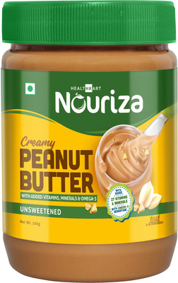 

NOURIZA Peanut Butter Fortified with Vitamins & Minerals,Creamy 500 g