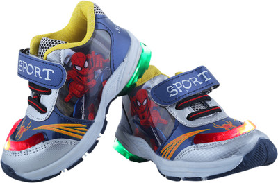 

LNG Lifestyle Boys & Girls Velcro Running Shoes(Blue