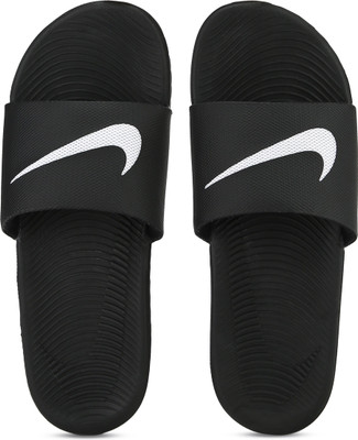 

Nike Boys Slip On Slipper Flip Flop(Black, Black/white