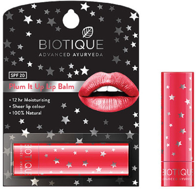 

BIOTIQUE BIO PLUM IT UP PLUMING LIP BALM WITH SPF 20, 4G (PACK OF 2) PLUM(Pack of: 2, 8 g)