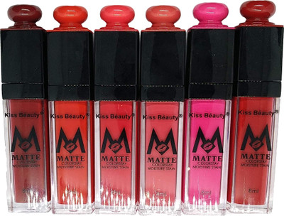 

Kiss Beauty Colorstay Moisture Stain Smooth Application & Gentle Covearge (1,2,3,4,5,6#)(6 ml, Multicolor)
