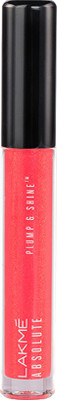 Lakmé Absolute Plump & Shine Lip Gloss(3 ml, Red Shine)