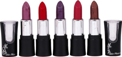 

Skin Absolute Premium 5 Lucky Lip Colors (pack of 5) Combo(Multi)