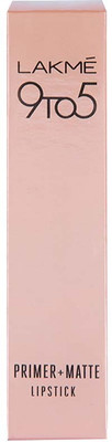 

Lakme 9 to 5 Primer Plus Matte Lip Color(Pink Perft)