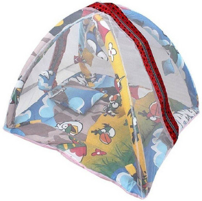 

Babique Cotton Infants BABY PLAY GYM POLKA DOT Mosquito Net(Blue)