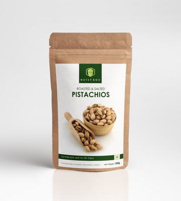 

Nutsy Box Premium Roasted and Salted Pistachios, 250g Pistachios(250 g, Pouch)