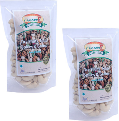 

FLUXYFROOTTR CASHEWS | CASHEWS KERNELS | KAJU 500 GM (250 X 2) POUCH Cashews(500 g, Pouch)