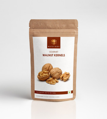 Nutsy Box Premium Walnut Kernels Walnuts(400 g, Pouch)