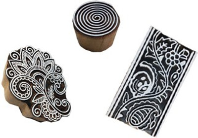 skart wooden printing block0 Printing Blocks(Pack of 3)