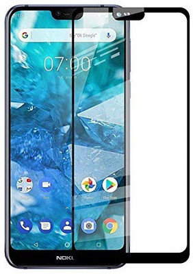 CASEJUNCTION Edge To Edge Tempered Glass for Nokia 7.1 plus(Pack of 1)